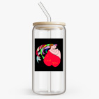 Банка с бамбуковой крышкой