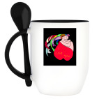 Кружка с ложкой