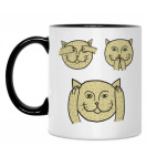 Кружка двухцветная