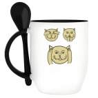 Кружка с ложкой