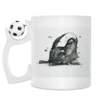 Кружка с футбольным мячиком