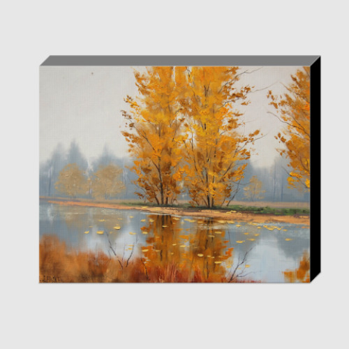 Холст с принтом 'На берегу'