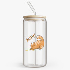 Банка с бамбуковой крышкой