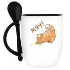 Кружка с ложкой