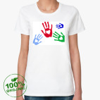 Женская футболка органик