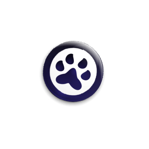 Значок 25мм с принтом Panthera