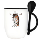 Кружка с ложкой