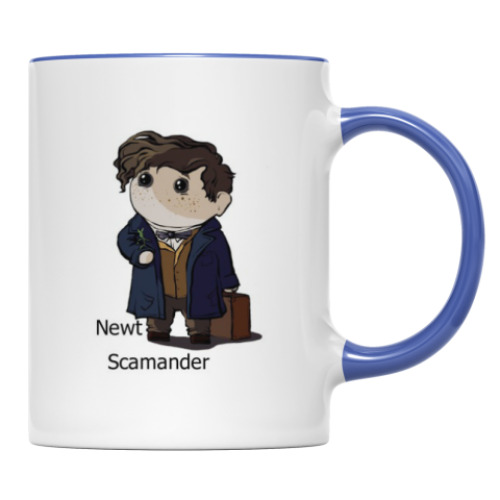 Кружка с принтом Newt Scamander