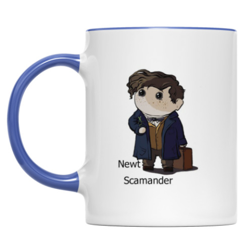 Кружка с принтом Newt Scamander