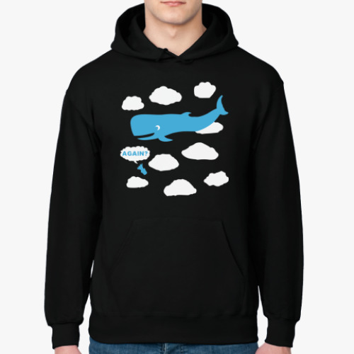 Толстовка худи с принтом Кашалот