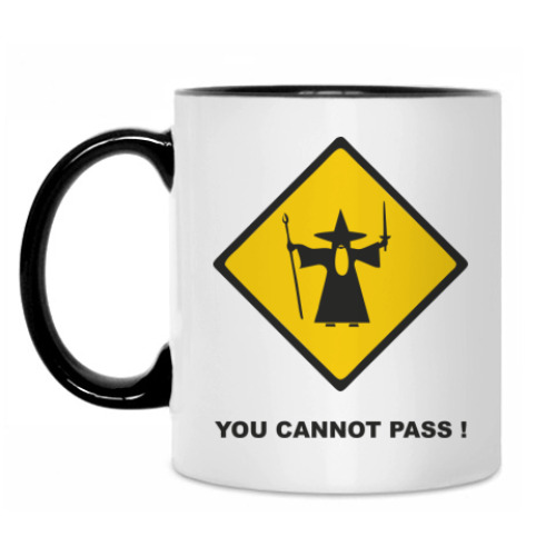 Кружка с принтом You cannot pass!