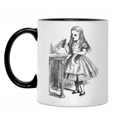 Кружка с принтом Drink me!