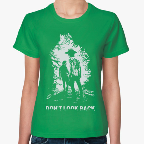 Женская футболка с принтом Walking Dead - Не оглядывайся