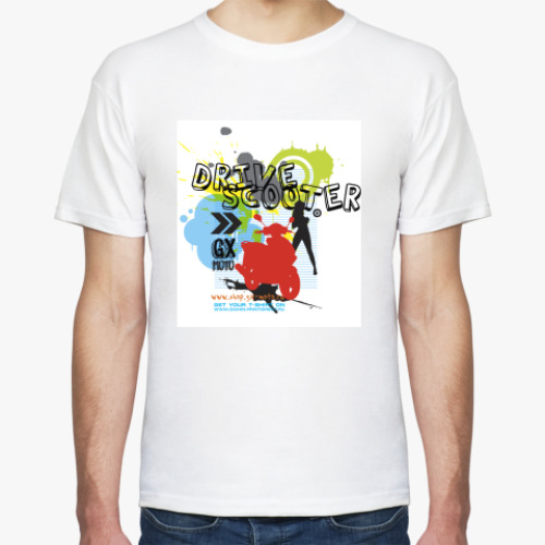 Футболка с принтом Gx-Moto Drive Scooter
