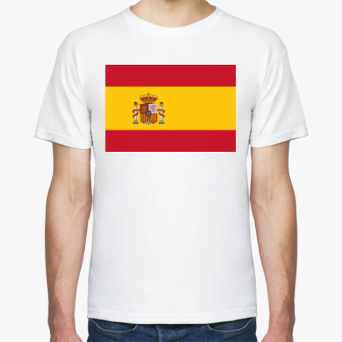 Футболка с принтом  Испания