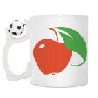 Кружка с футбольным мячиком