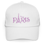 Кепка / бейсболка, белая (печать) J'aime Paris