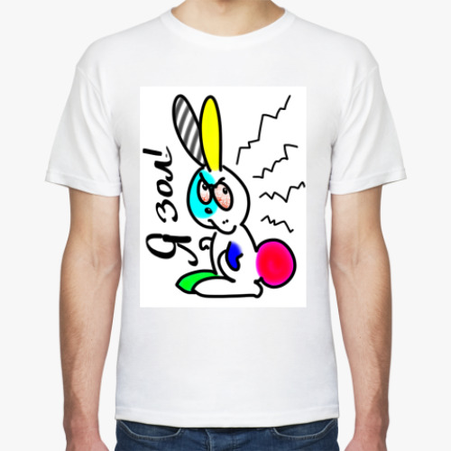 Футболка с принтом Заяц