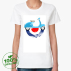 Женская футболка органик