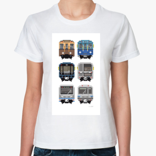 Классическая футболка с принтом  «Депо»