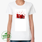 Женская футболка органик