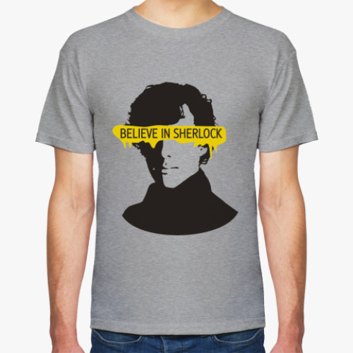 Футболка с принтом Sherlock Holmes