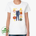 Женская футболка органик