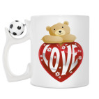 Кружка с футбольным мячиком