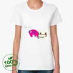 Женская футболка органик