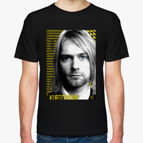 Футболка с принтом Kurt Cobain / Nirvana