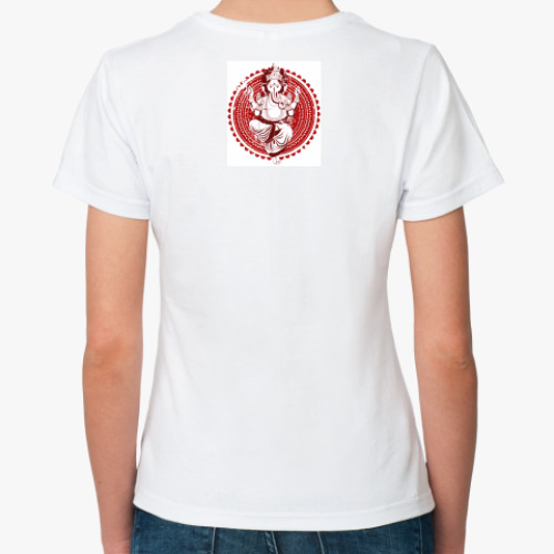 Классическая футболка с принтом Ganesha