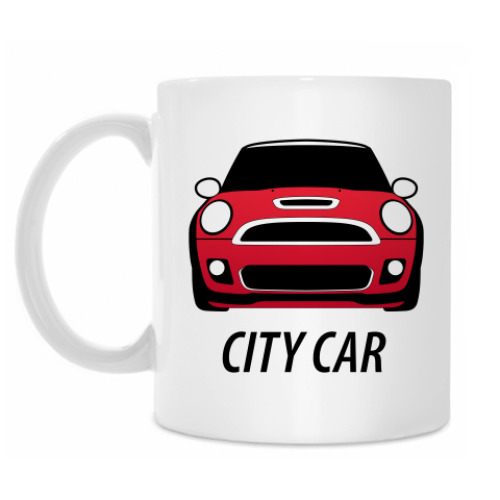 Кружка с принтом City car