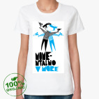 Женская футболка органик