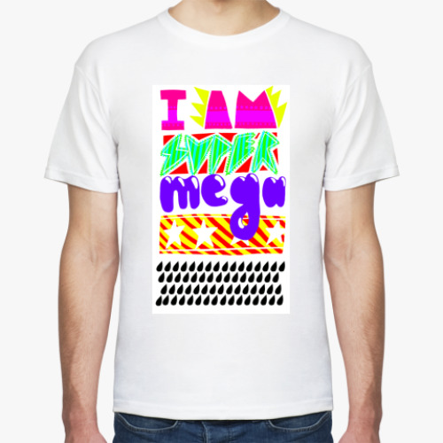 Футболка с принтом suPEr staR