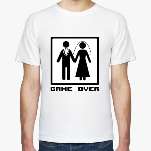 Футболка с принтом Game Over