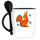 Кружка с ложкой