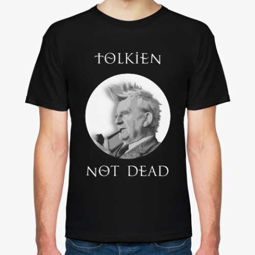 Футболка с принтом Tolkien not dead