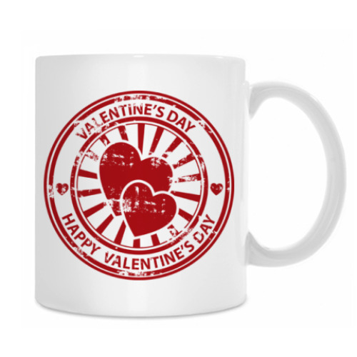Кружка с принтом День Святого Валентина