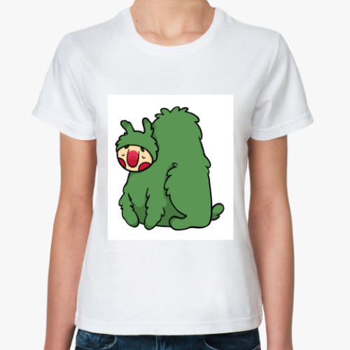 Классическая футболка с принтом  Моховик