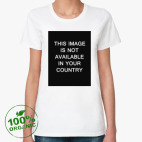 Женская футболка органик