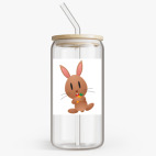 Банка с бамбуковой крышкой