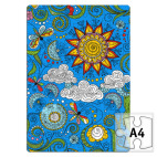 Узор с одуванчиками