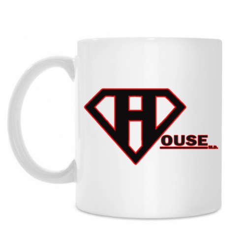 Кружка с принтом SuperHouse