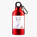 Металлическая бутылка 400 мл UV-DTF