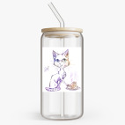 Банка с бамбуковой крышкой