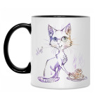 Кружка двухцветная