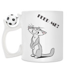 Кружка с футбольным мячиком