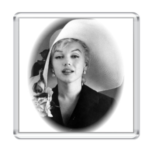 Магнит с принтом Мерилин монро