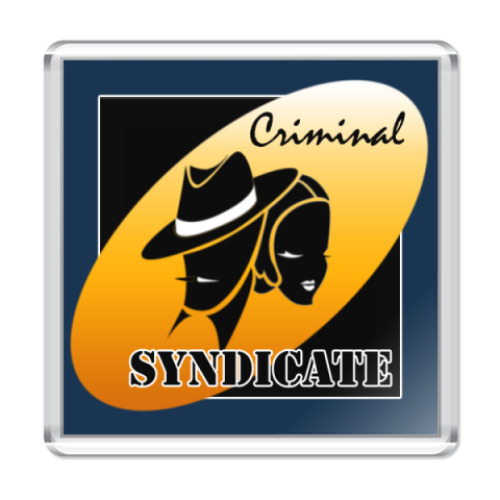 Магнит с принтом  Criminal Syndicate