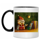 Кружка двухцветная